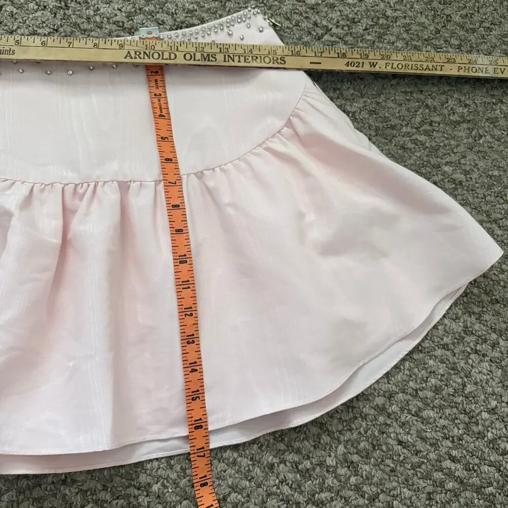LoveShackFancy | Ballet Pink Kanoa/Lively Crop Top/Skirt Rhinestone Matching Set